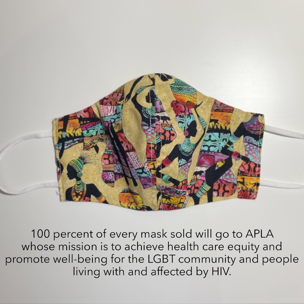 Face Mask (reversible) African